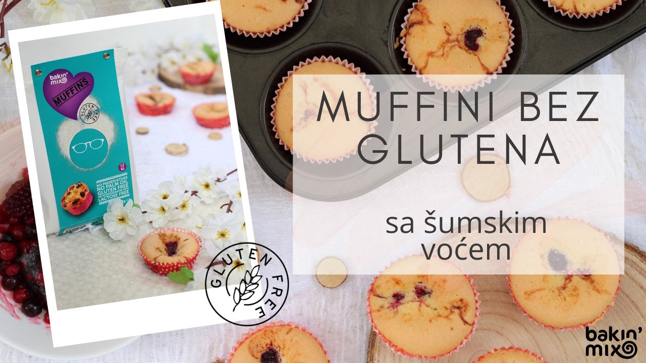 GLUTEN FREE Muffini sa šumskim voćem